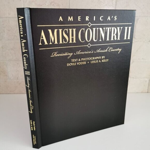 2000 America's Amish Country II Book Photography US Farming Lifestyle - Picture 1 of 7